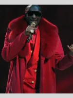 Halftime Show Christmas 2025 Snoop Dogg Red Fur Coat