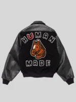 Human Made Black Leather Jacket