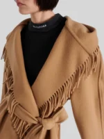 Isadora Capri Wednesday S02 Billie Piper Fringe Coat