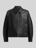 Jalen Hurts Black Leather Jacket