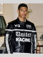 Jude Bellingham Y-3 NBHD Leather Racer Jacket