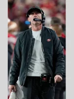 Kyle Shanahan San Francisco 49ers Black Bomber Jacket