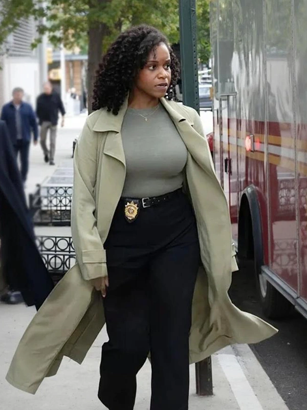 Law and Order SVU S27 Aime Donna Kelly Green Coat Law and Order SVU S27 Aime Donna Kelly Green Coat