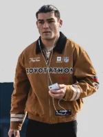 Los Angeles Rams Puka Nacua Toyota USA Toyotathon Brown Cotton Jacket
