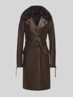 MIDWAY Women’s Leather Trench Coat