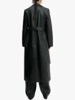 Mango 100% leather trench coat for Women