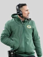Matt LaFleur Packers Bomber Jacket Green