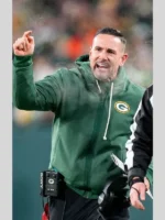Matt LaFleur Packers Nike Bomber Jacket Green