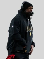 Mike Tomlin Pittsburgh Steelers Sideline Bomber Jacket Black
