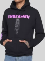 Minecraft Black Enderman Hoodie