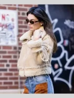 NYC Kendall Jenner Suede Leather Jacket