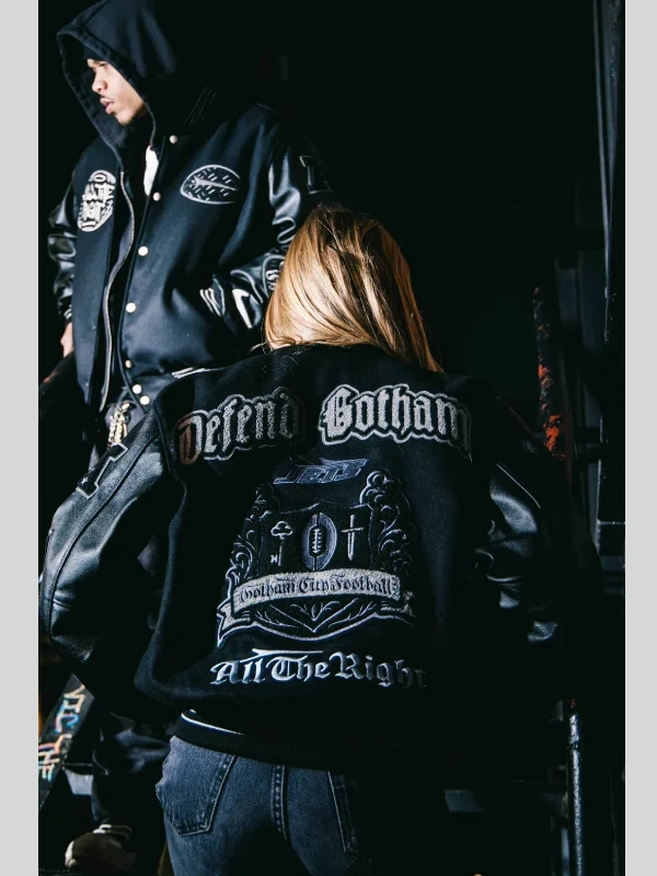 New York Jets x All The Right Rivalry Jacket Black