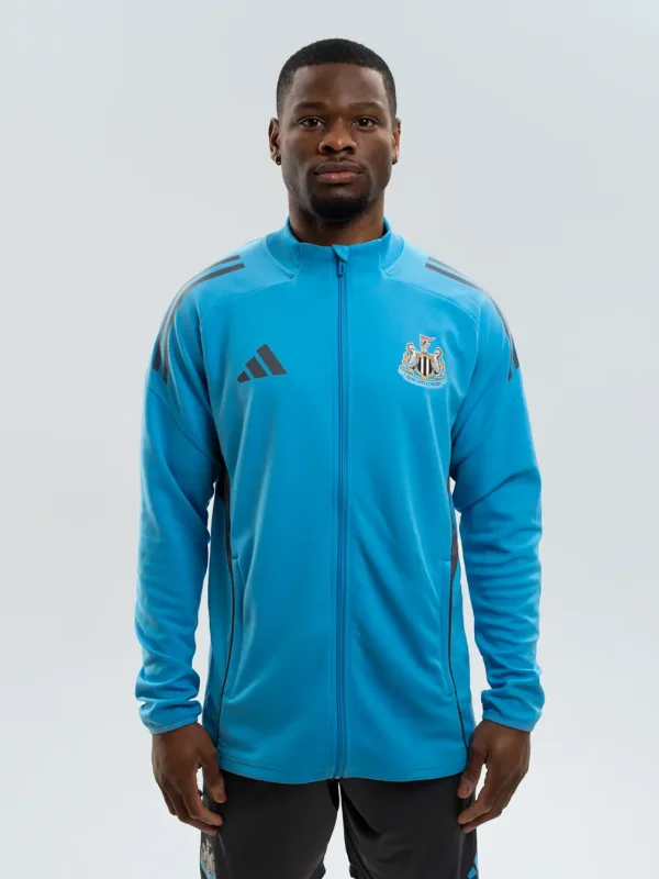 Newcastle United Adidas 25-26 Players Range Blue Zip-Up Jacket Newcastle United Adidas 25-26 Players Range Blue Zip-Up Jacket