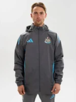Newcastle United Adidas 25-26 Players Range Grey All Weather Jacket