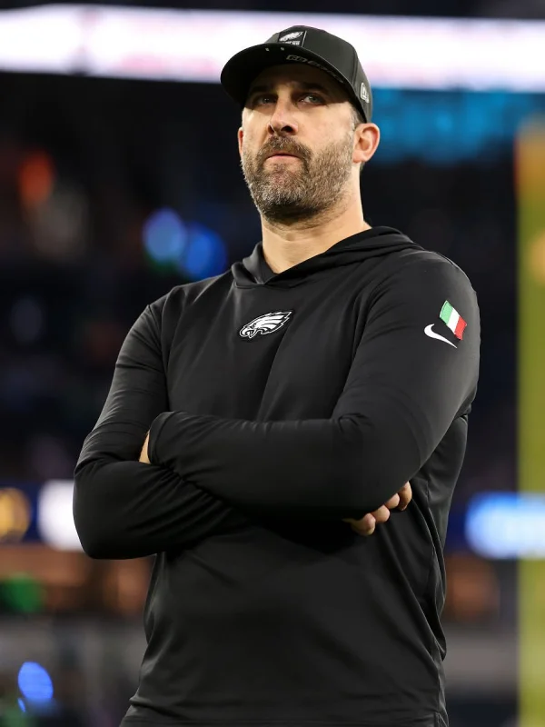 Nick Sirianni Eagles Nike Black Long Sleeves Hooded t-shirt Nick Sirianni Eagles Nike Black Long Sleeves Hooded t-shirt
