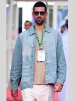 Novak Djokovic Formula 1 Qatar Grand Prix 2025 Blue Jacket
