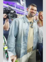 Novak Djokovic Formula 1 Qatar Grand Prix 2025 Denim Jacket