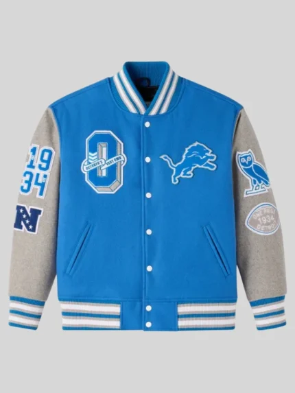 OVO 2025 Detroit Lions Varsity Jacket