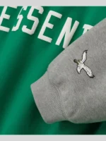 Philadelphia Eagles Fear of God Sport Hoodie Kelly-Green and Heather-Gray