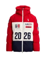 Polo Ralph Lauren Team USA Olympics Color-Blocked Puffer Jacket 2026