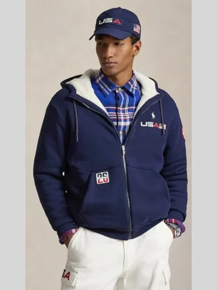 Polo Ralph Lauren Winter Olympics 2026 Team USA Sherpa Hoodie
