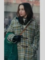 Ponies Emilia Clarke Plaid Duffle Coat