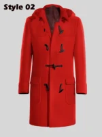 Red Toggle Man Vs Baby S01 Duffle Coat