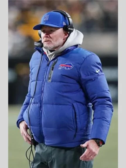 Sean McDermott Buffalo Bills 2025 Puffer Jacket