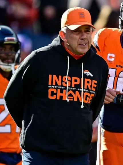 Sean Payton 2025 Denver Broncos Black Inspire Change Hoodie