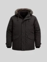 Shelter 2026 Jason Statham Parka Black Jacket