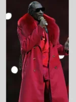 Snoop Dogg Halftime Show Christmas 2025 Red Fur Coat