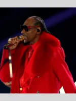 Snoop Dogg Minnesota Vikings v Detroit Lions Red Fur Coat