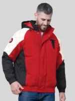 Starter Atlanta Falcons Oxford Crinkle Hoodie Jacket