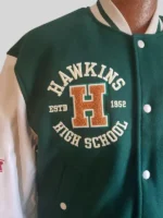 Stranger Things Hawkins Tigers Varsity Jacket