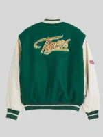 Stranger Things X H&M Hawkins Tigers Green Varsity Jacket