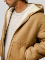 Stussy Shearling Brown zip-up Jacket