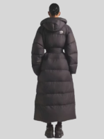 The North Face x Skims Nuptse Wrap Brown Puffer Coat