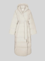 The North Face x Skims Nuptse Wrap Parka Coat White