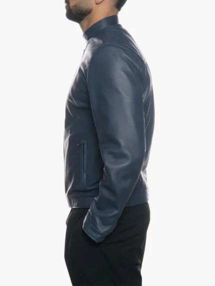 U010 - Men s Genuine Blue Jacket