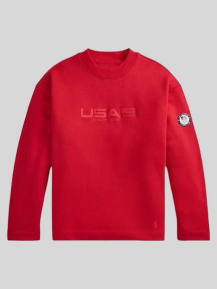 USA Polo Team Mockneck Sweatshirt