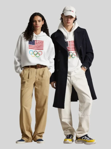 Unisex Winter Olympics 2026 Women’s Polo Ralph Lauren Team USA Fleece Hoodie