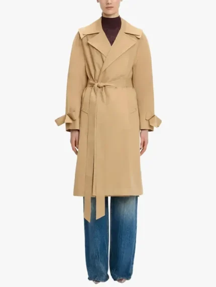 Victoria Beckham Raglan belted trench coat Women