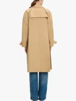 Victoria Beckham Raglan belted trench coat Womens