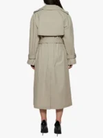 WARDROBE.NYC double-breasted belted trench coat Womens
