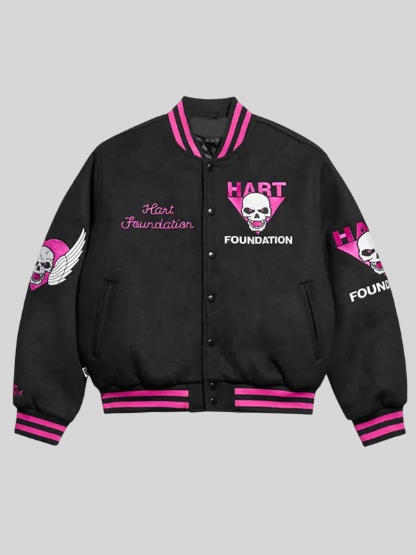 WWE Bret Hitman Hart Foundation Jacket WWE Bret Hitman Hart Foundation Jacket