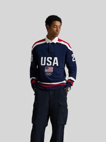 Winter Olympics 2026 Team USA Rugby Sweatshirt