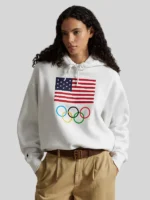 Women Winter Olympics 2026 Women’s Polo Ralph Lauren Team USA Fleece Hoodie