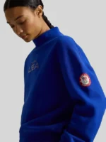 Women’s Blue Mockneck Sweatshirt