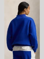 Women’s Polo Team USA Blue Mockneck Sweatshirt