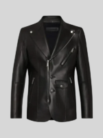 Zayn Malik Eyes Closed Leather Jacket